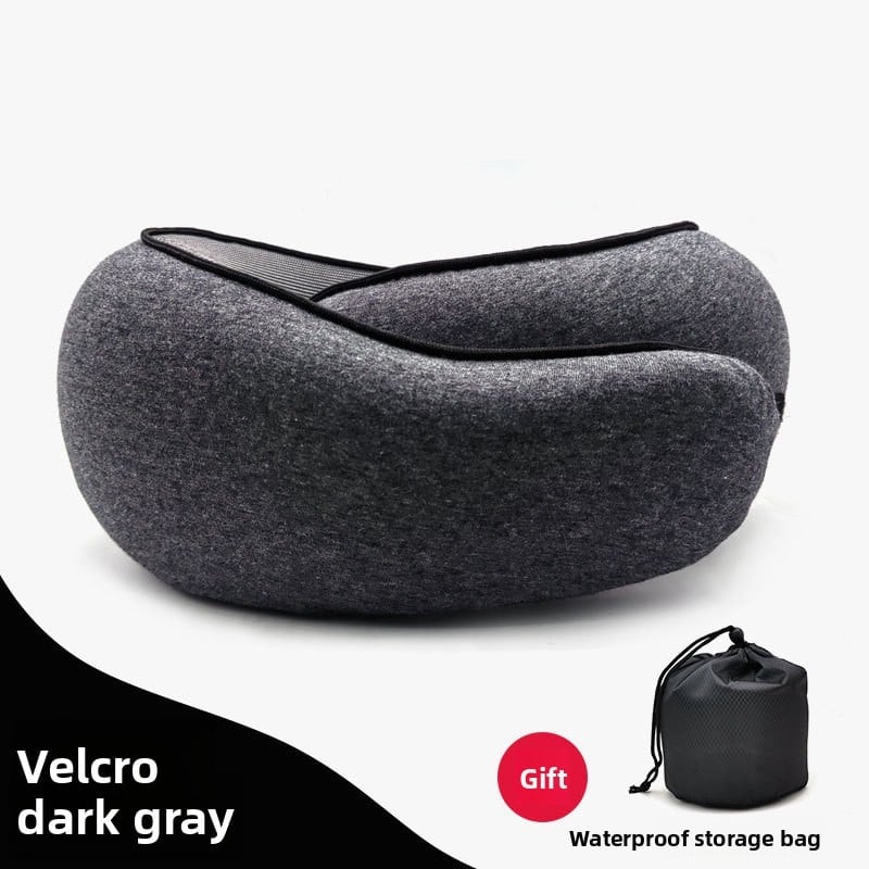 A U-shaped neck guard pillow that can be stored