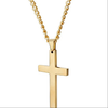 Fashionable Men's Cross Necklace ? Stainless Steel Chain Cross Pendant