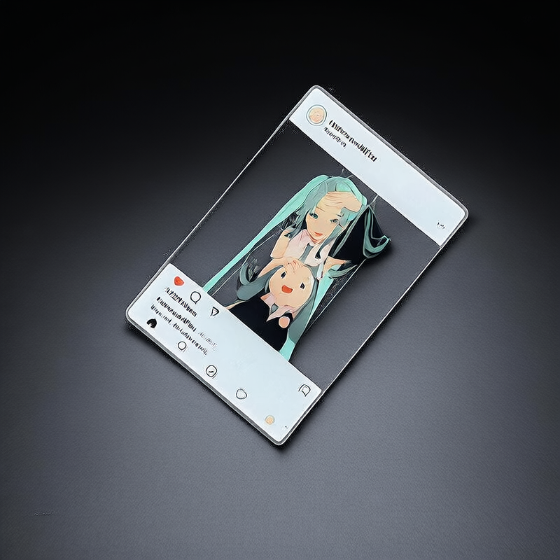 Game and anime star Transparent card