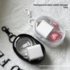 Data cable charger charging storage transparent winding portable portable go-out headset storage box mobile phone finishing bag