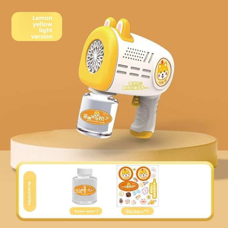 Handheld fully automatic children's bubble machine