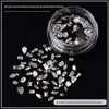 Nail Art mini Small Zircon Plated Bottom Super Flash Shaped White Pointed Bottom Micro Zirconium Mixed Color Diamond Light Luxury Nail Jewelry
