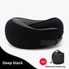 A U-shaped neck guard pillow that can be stored