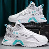 Autumn High-top Men's Shoes Fashion New White Sports Shoes Male Students Ins Trendy Running Casual Torre Shoes