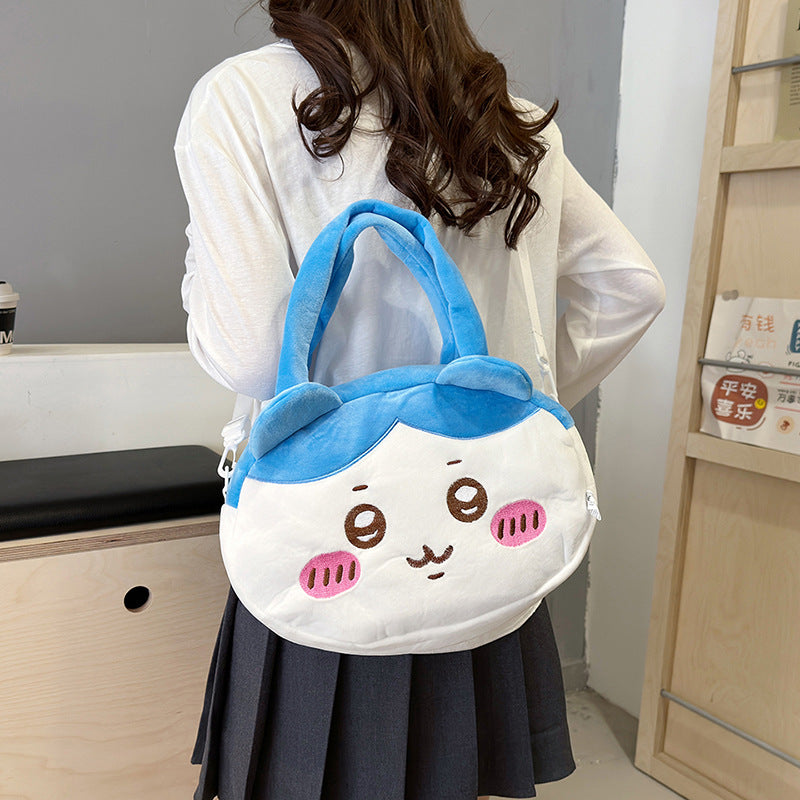 Ursage cute plush handbag girl messenger bag gift storage bag handbag gift