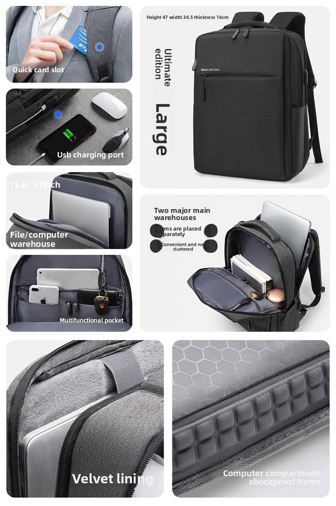 Backpack, a large-capacity business travel bag