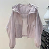 Elegant Breathable Sun Protection Clothing Women's Thin Cardigan Sun Protection Coat