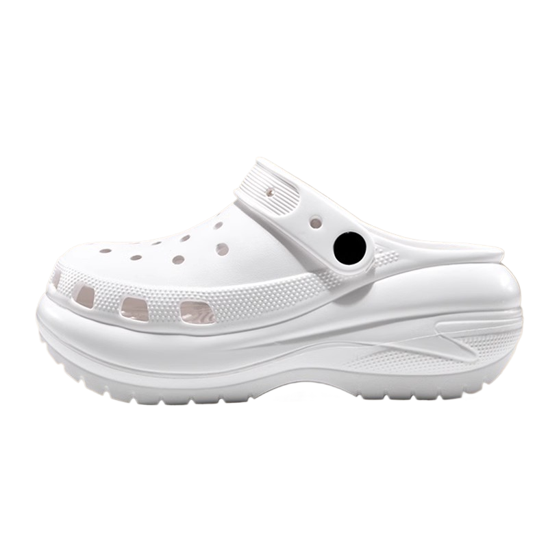 Thick-soled height-increasing clogs for women and men