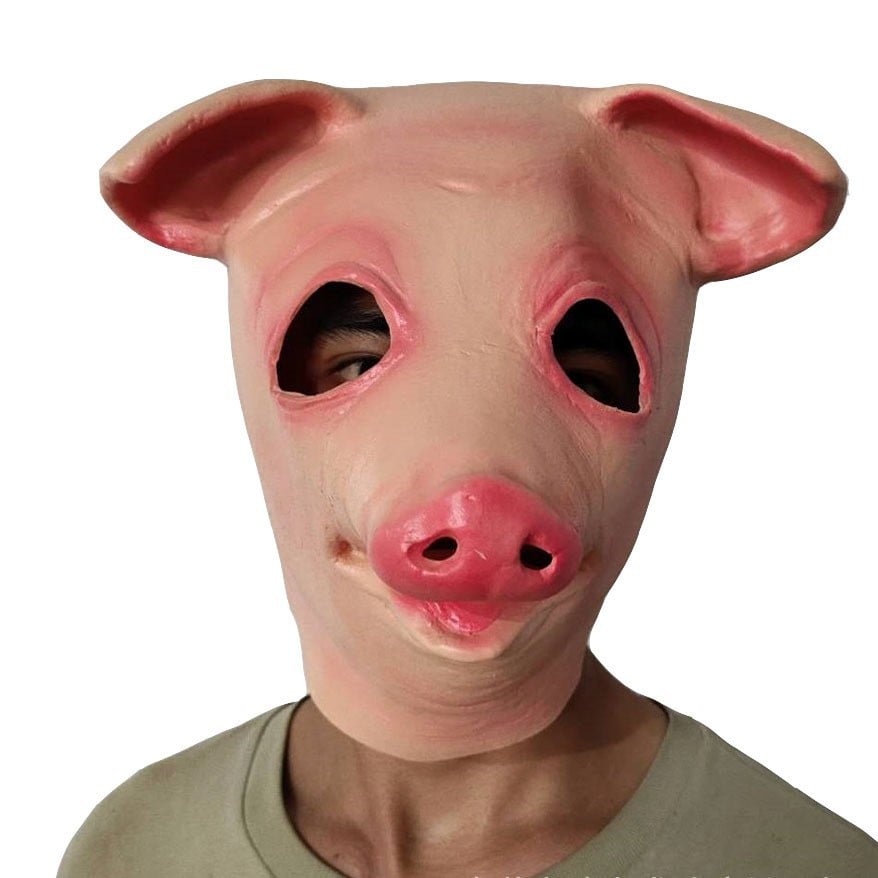 Latex animal mask