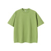Double Yarn Short Sleeve Sweat-absorbing Cotton T-shirt Top
