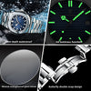Waterproof ultra-thin men's watch