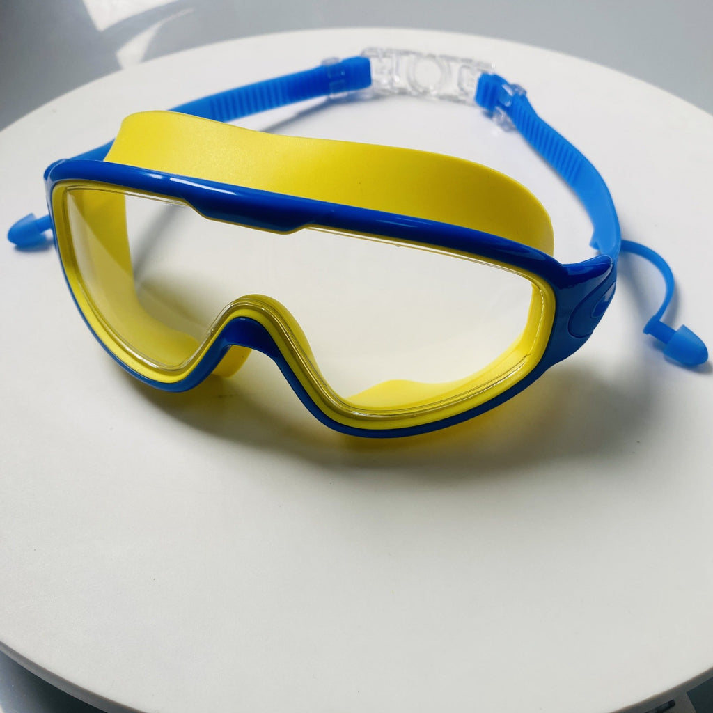 Electroplated waterproof, anti-fog, high-definition wide-field swimming goggles for both men and women