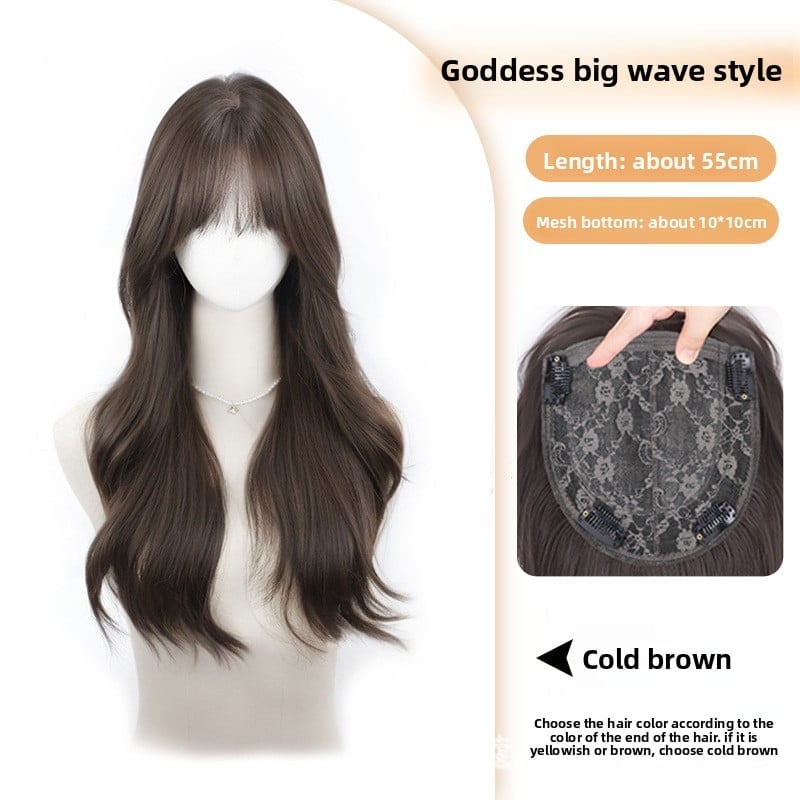 High-crown wig