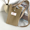 A fashionable single-shoulder bag made of wool