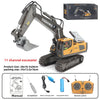 Remote control excavator alloy remote control car excavator engineering car toy charging  children's toy car wholesale