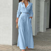 Women's Plus Size Elegant Pant Set - Crisscross Detail Top & Wide Leg Pants With Pockets Office & Casual Outfit