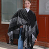 Women's Jacquard Warm Tassel Cardigan Outer Wear