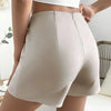 Ladies Commuting Elegant Solid Color Ring Design Elegant Shorts
