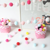 DIY Decorative Fur Ball Strings for Party and Room Decor