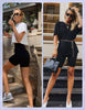 Workout Shorts For Women, Seamless High Waist Tummy Control Biker Gym Yoga Butt Lifting Athletic