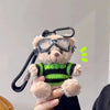 Pilot Bear plush pendant