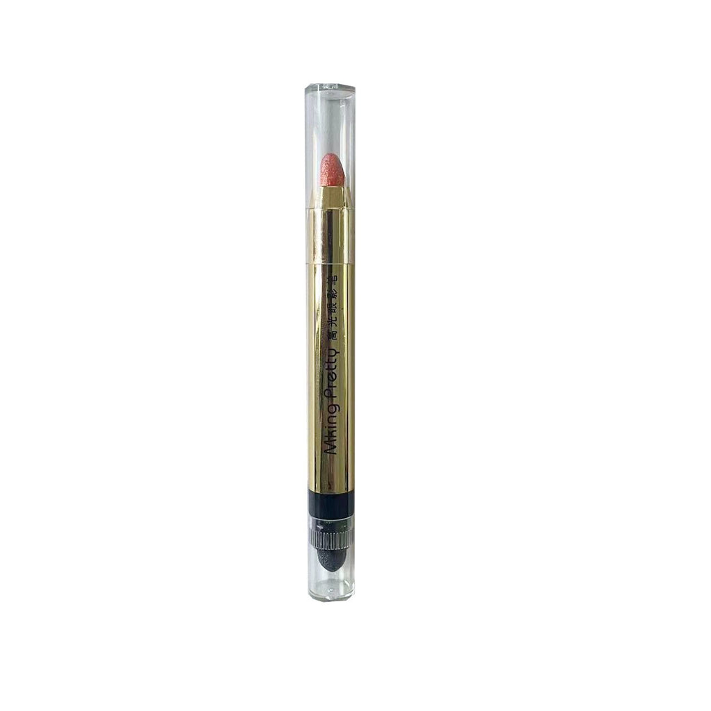 High-gloss double-headed pearlescent fine flash contour and brightening eyeshadow stick