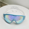 Electroplated waterproof, anti-fog, high-definition wide-field swimming goggles for both men and women