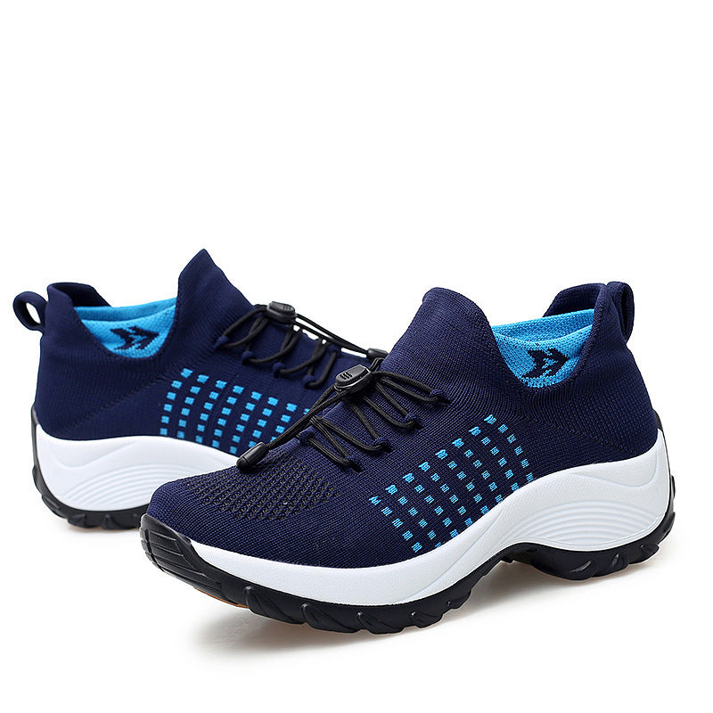 Big-size casual platform women's shoes