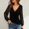 Women's Fashion Loose Cross T-shirt Women's Top