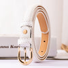 Pin Buckle Women's Student Decoration Skirt Shirt Jeans Strap