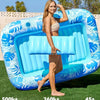 Inflatable floating pool