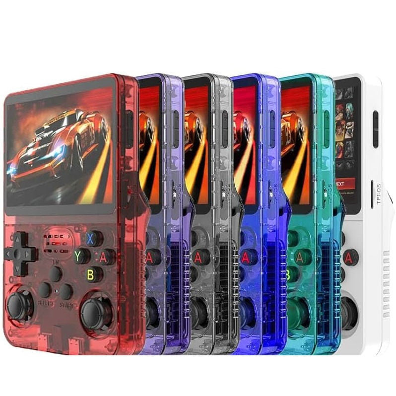 r36s handheld game console handheld portable game console retro arcade open source game console