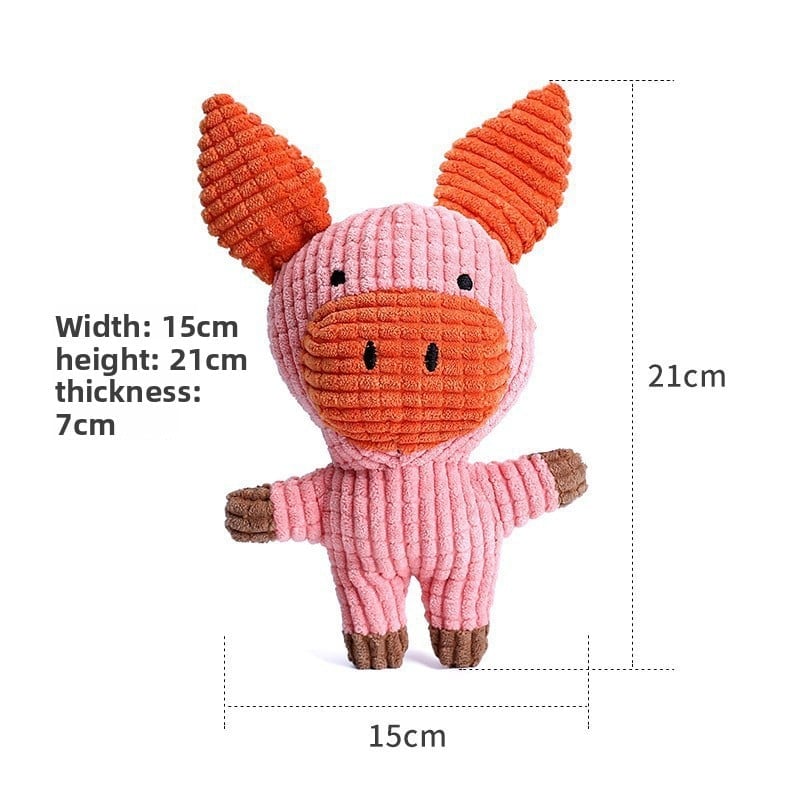 Plush Bite-Resistant Sound Pet Toys for Dogs and Cats