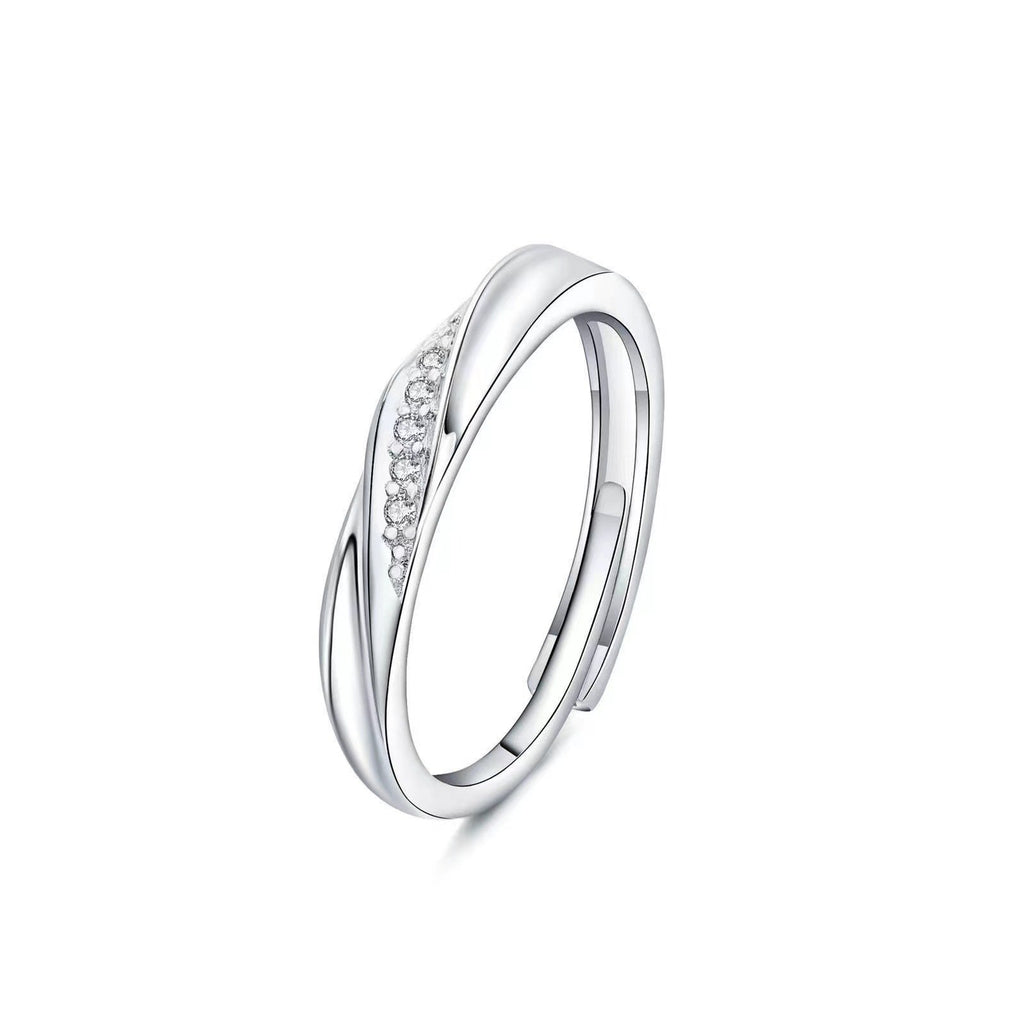 Adjustable diamond ring