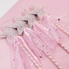 Girls pink sequins pentagram fairy wand magic wand Carnival Festival Children's Day party COSPLAY props