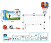 Kidsren's Plastic Football Goal Indoor and Outdoor Sports Toys Large Two-In-One Simple Portable Football Goal