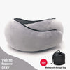 A U-shaped neck guard pillow that can be stored
