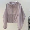 Elegant Breathable Sun Protection Clothing Women's Thin Cardigan Sun Protection Coat