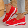 Large-size casual comfortable women's leather shoes