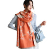 National Style Elegant Cashmere Scarf Double-sided Dual-use Jacquard Shawl