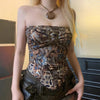 Design Sense Pleated Waist Tight Short Vest