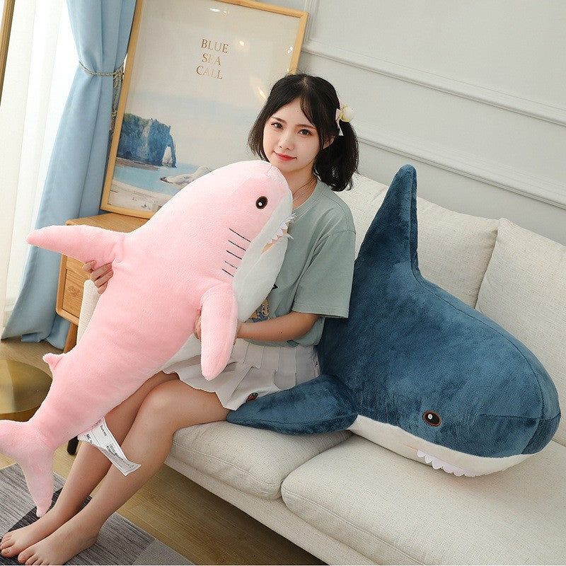 Shark Plush Pillow ? Cute Stuffed Toy Cushion for Kids