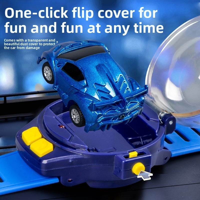 Mini remote control car USB charging cool light watch remote control car boy small gift children remote control car