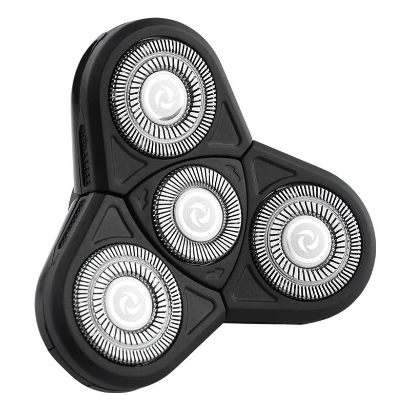 Cross-border electric shaver rotary washing shaving multi-head accessories floating IPX-grade bald razor