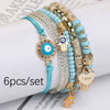 Adjustable woven rope bracelet