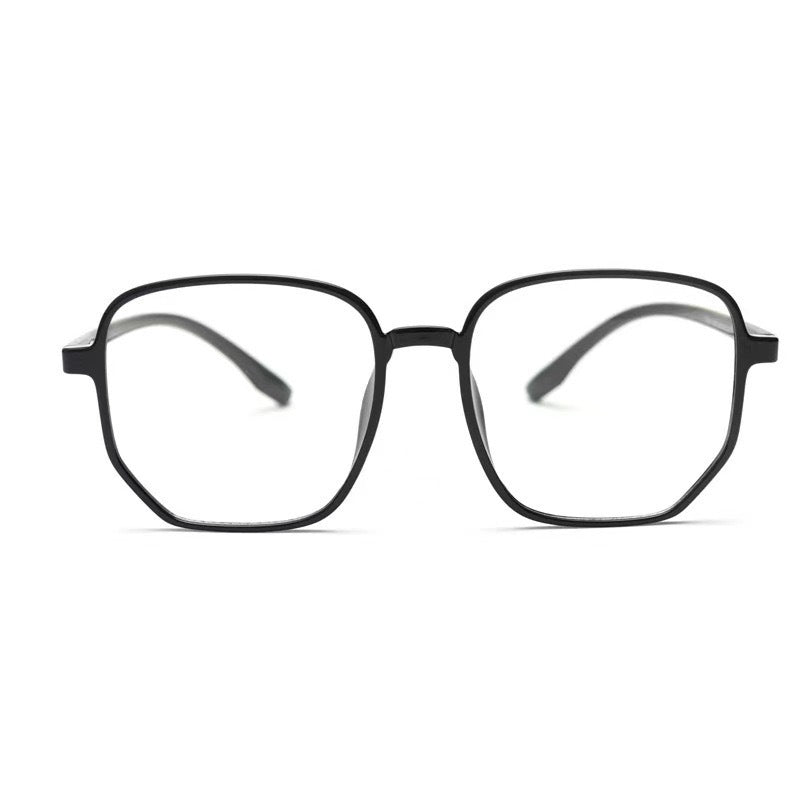 Polygonal myopia glasses frame