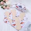 Washable Reusable Cotton Cloth Sanitary Napkins 5-Piece Set