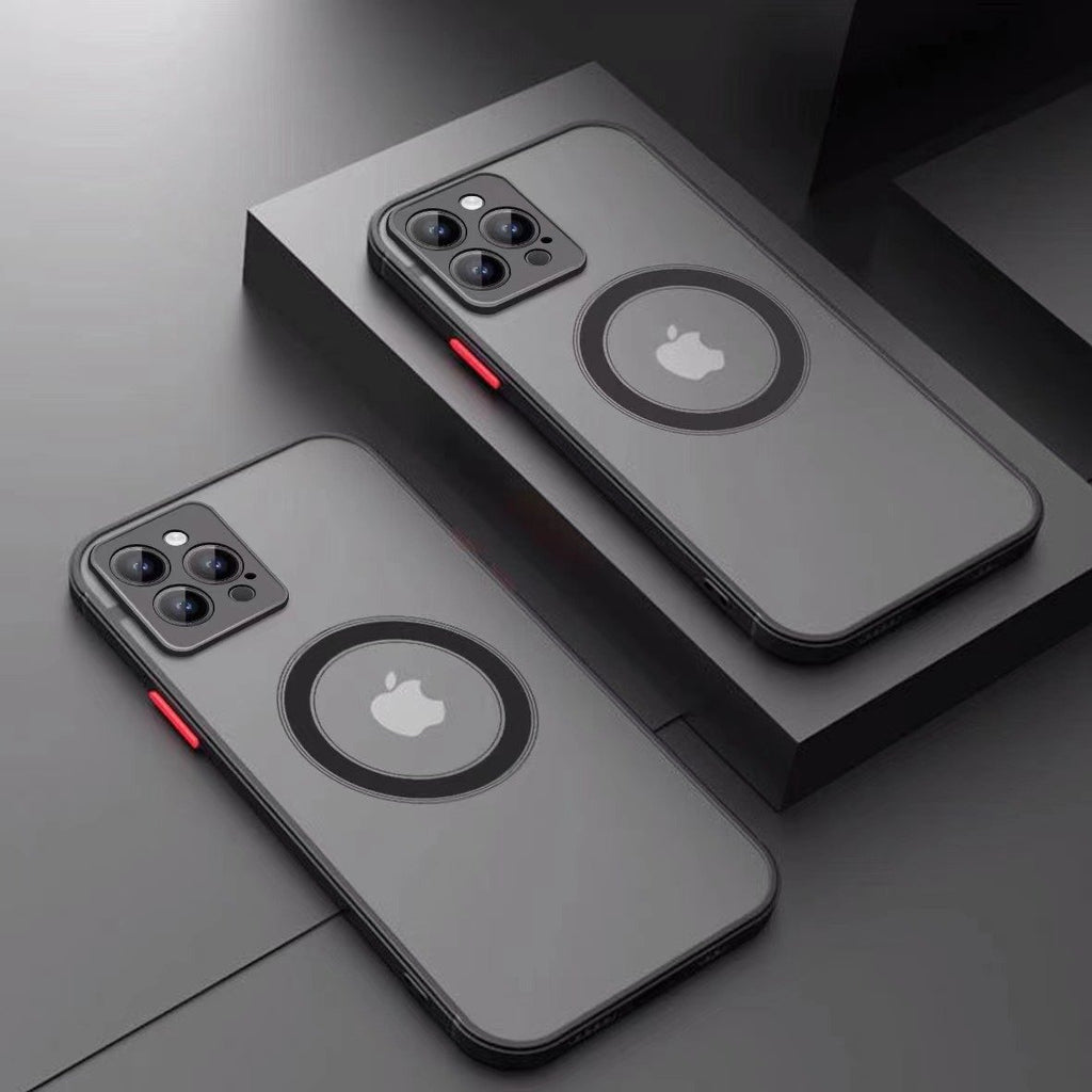 Apple magnetic matte phone case