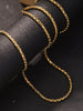 Fashionable stainless steel thick necklace and twisted long necklace