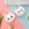 Rabbit plush doll toy bag pendant student schoolbag bag decorative hanging chain cute super cute keychain gift